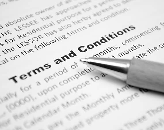 Advance Family Law Terms and Conditions